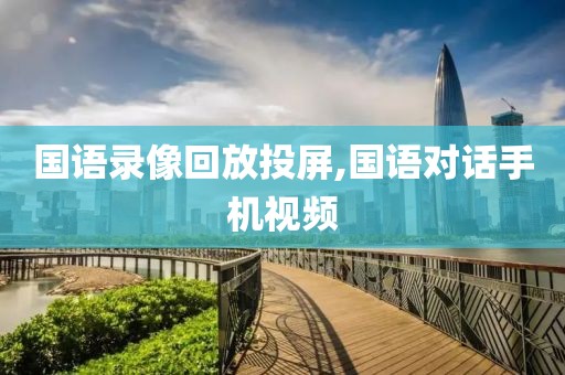 国语录像回放投屏,国语对话手机视频